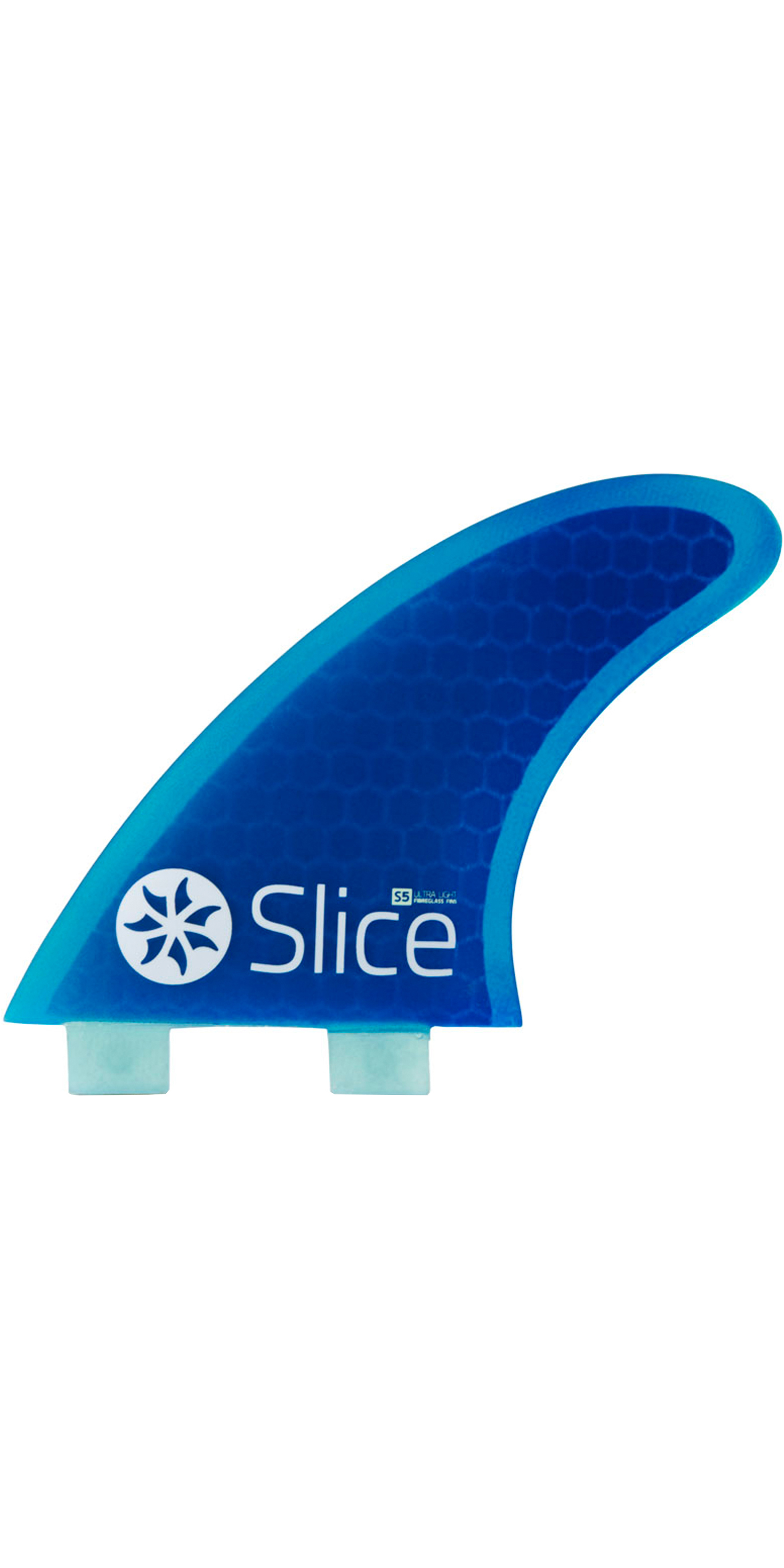 2025 Northcore Slice Ultra Light Hex Core S3 FCS Compatible Surfboard Fins SLI-01 - Blue